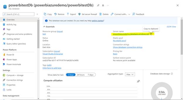 How to Use Azure SQL Database in Power BI Reports